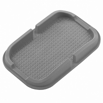 Коврик панели противоскользящий SKYWAY 150*98мм Темно/Серый